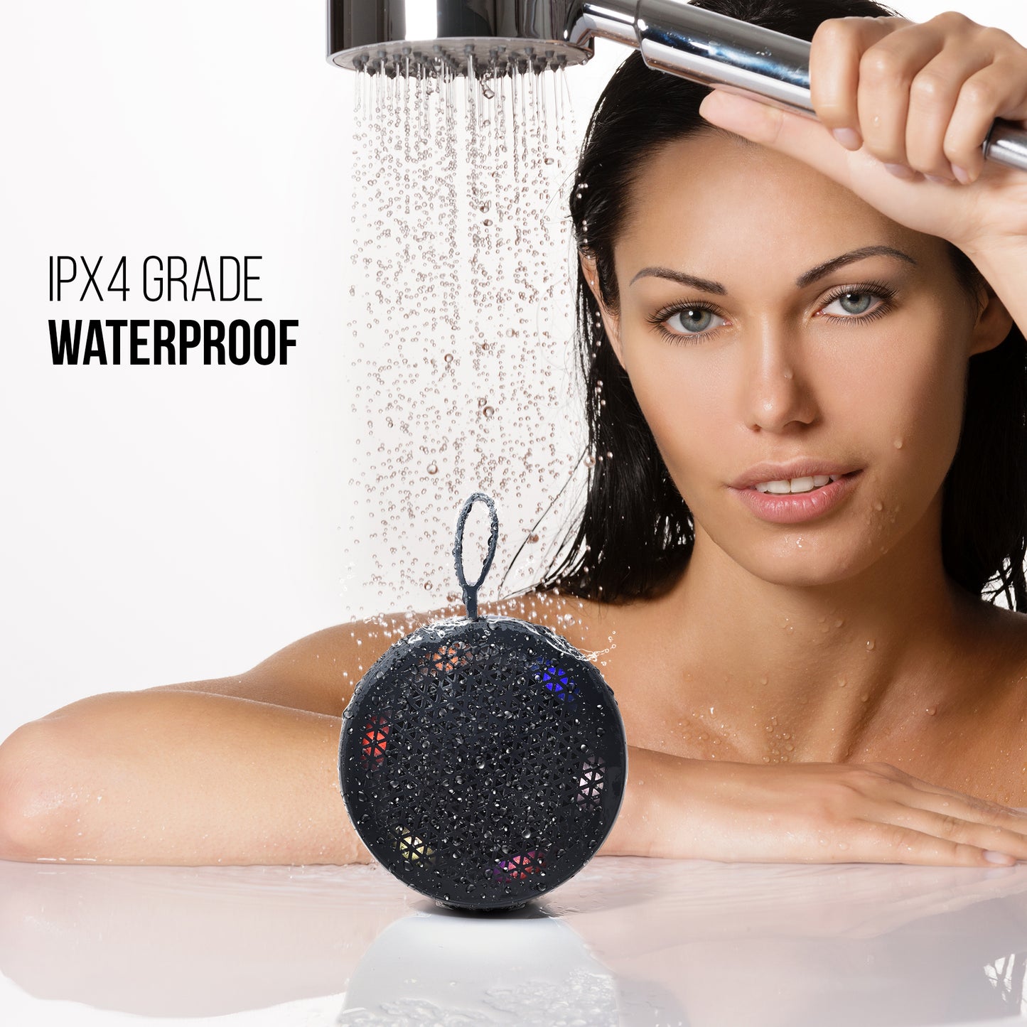 Water Resistant Bluetooth Shower Speaker